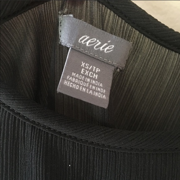 Aerie Gray Tank Top Blouse Extra Small - Picture 5 of 7